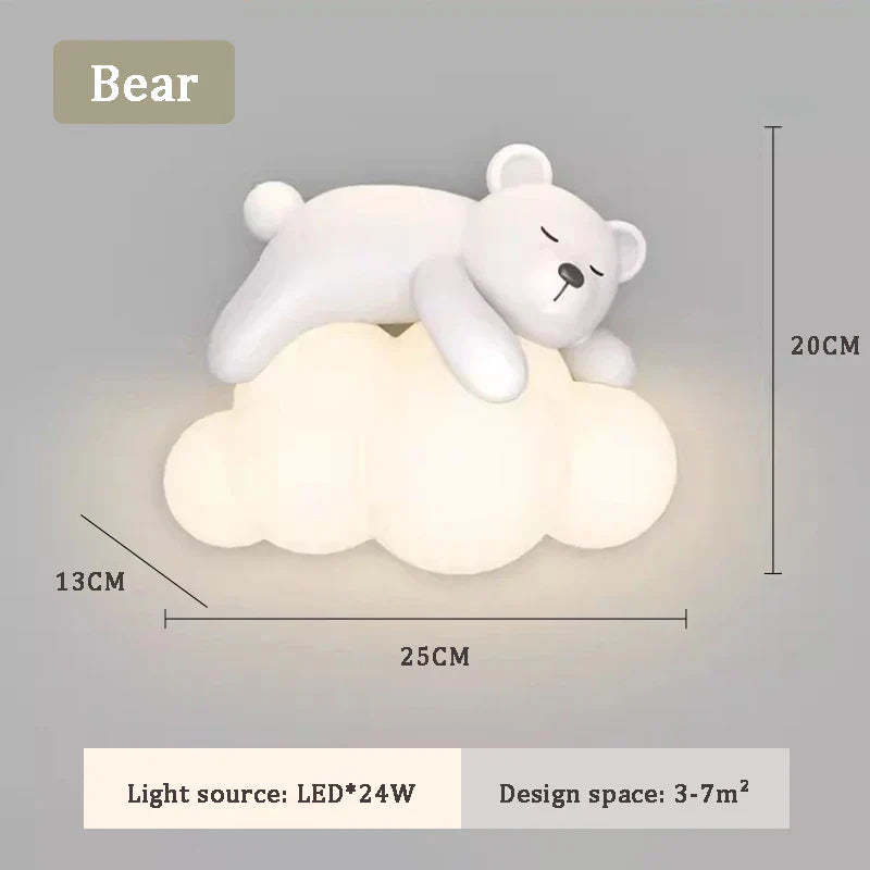 PandaGlow Lamp - Bedårende LED Væglys til Børn