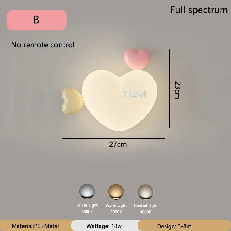 LoveLicht - Rosa Sky LED Natlampe
