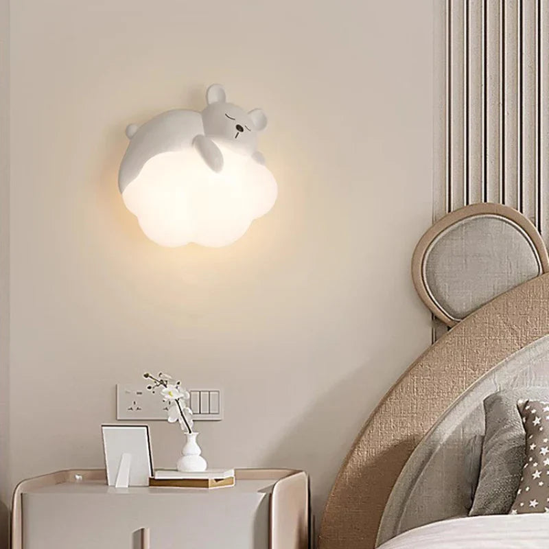 PandaGlow Lamp - Bedårende LED Væglys til Børn