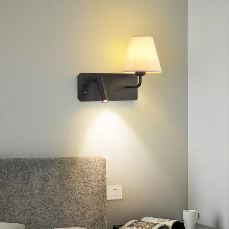 LuminoWall - Minimalistisk USB-væglampe med læsevarsler
