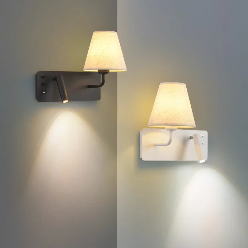 LuminoWall - Minimalistisk USB-væglampe med læsevarsler