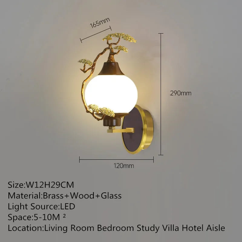 BrassGlow Væglampe - Elegant Messing Wandbelysning