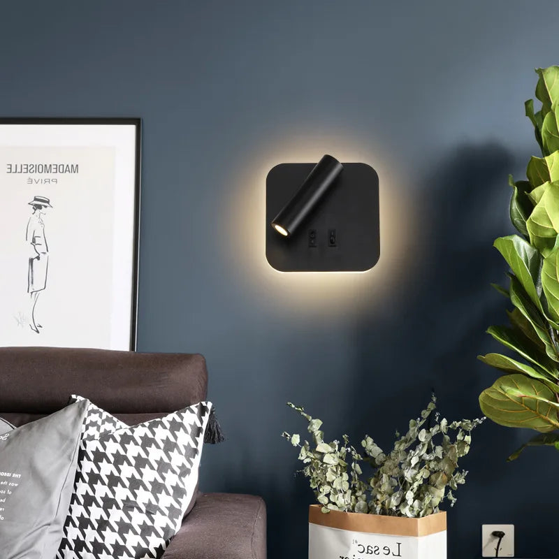 FlexiGlow Lys – Justerbar LED Væglampe