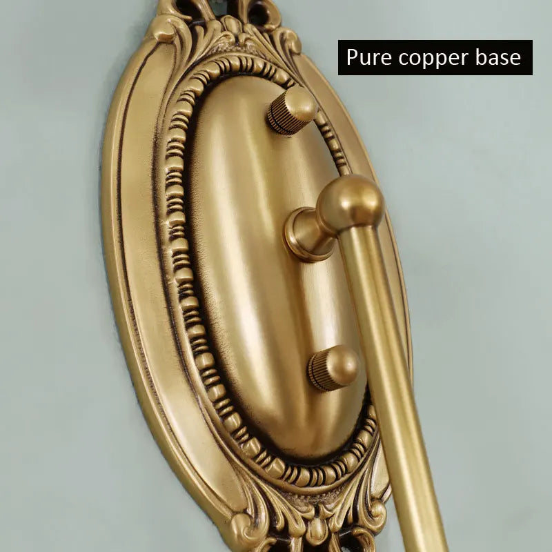 CopperGlow - Elegant Vintage Væglampe til Hjemmet