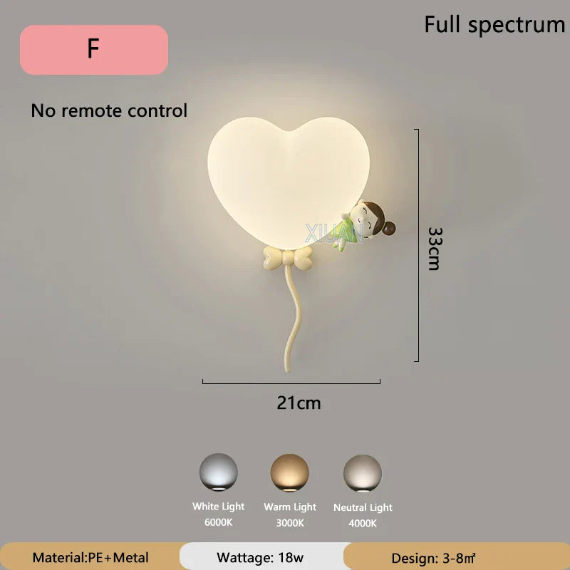 LoveLicht - Rosa Sky LED Natlampe