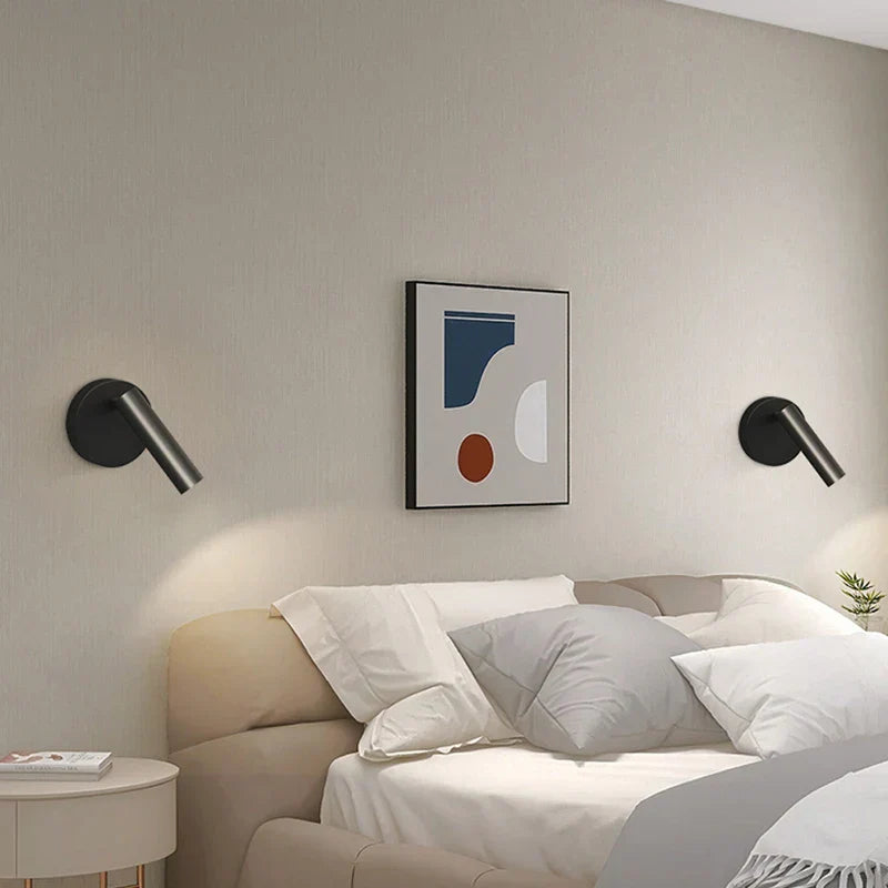 LumiNest – Elegant LED væglampe til soveværelse og hotel