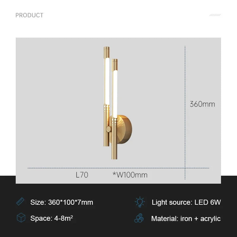 ModernLux Væglampe – Luksus LED væglys til hjemmet