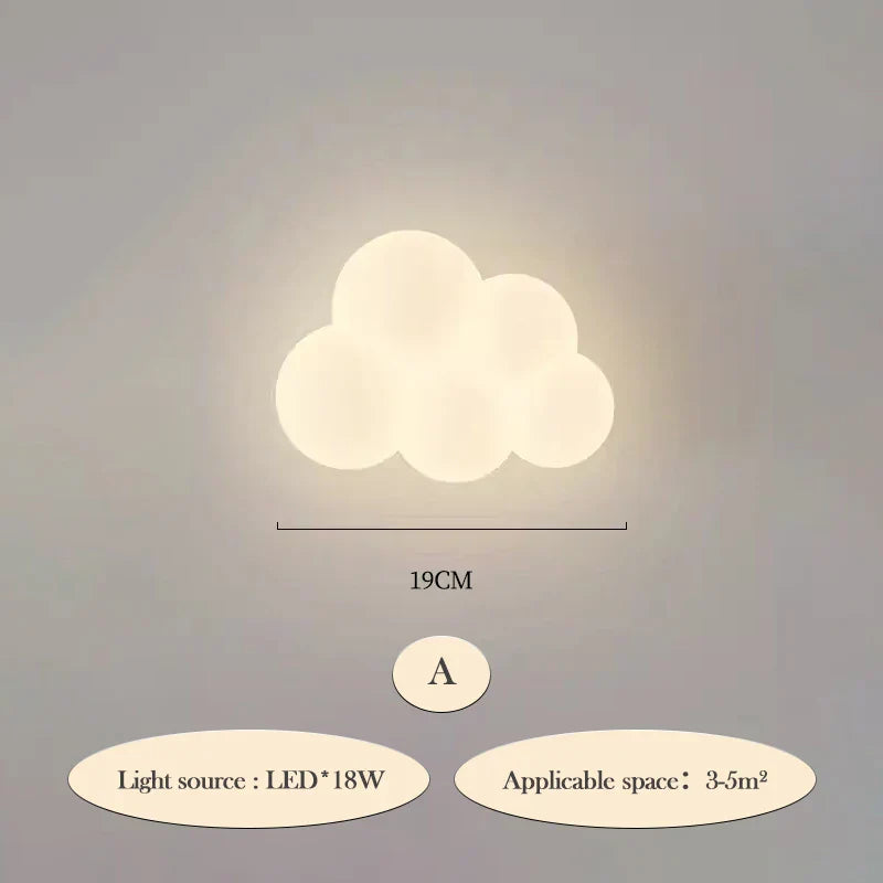 CloudLight – Moderne LED væglampe til børn