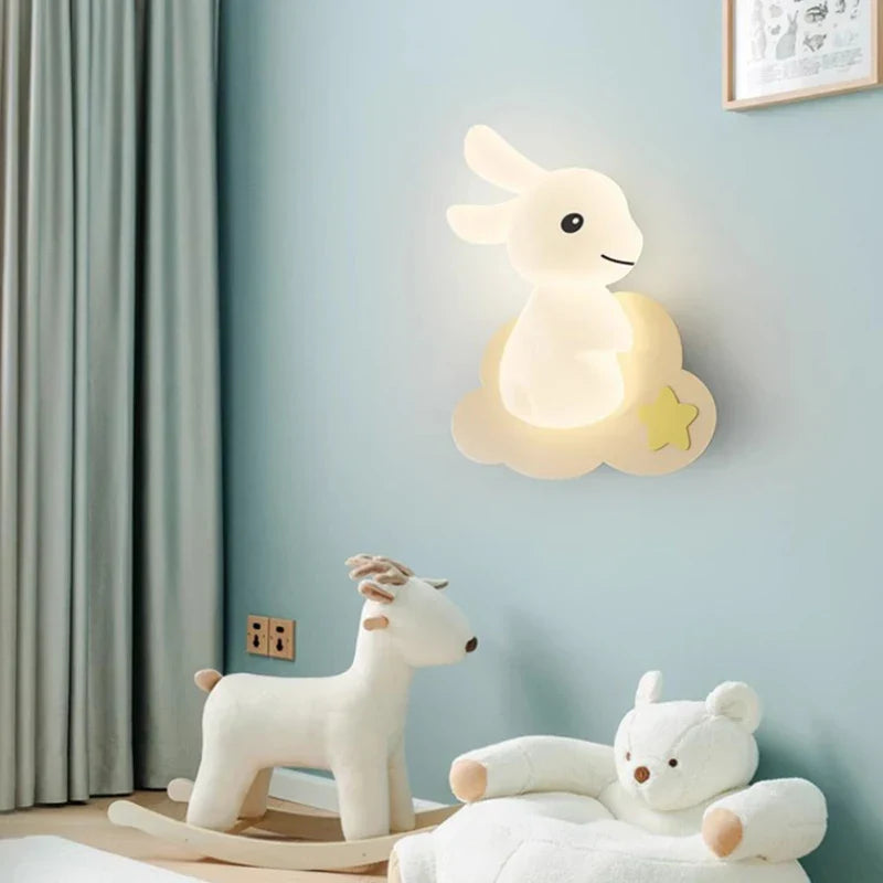 RabbitGlow Lampe - Legende LED Børne Væglampe