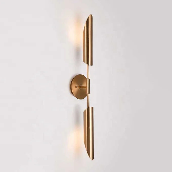 LuxeGlam - Guld Industriel Væglampe til Hjem og Hotel