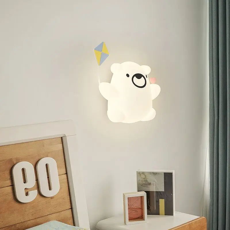 CartoonGlow – Justerbar LED børnevæglampe