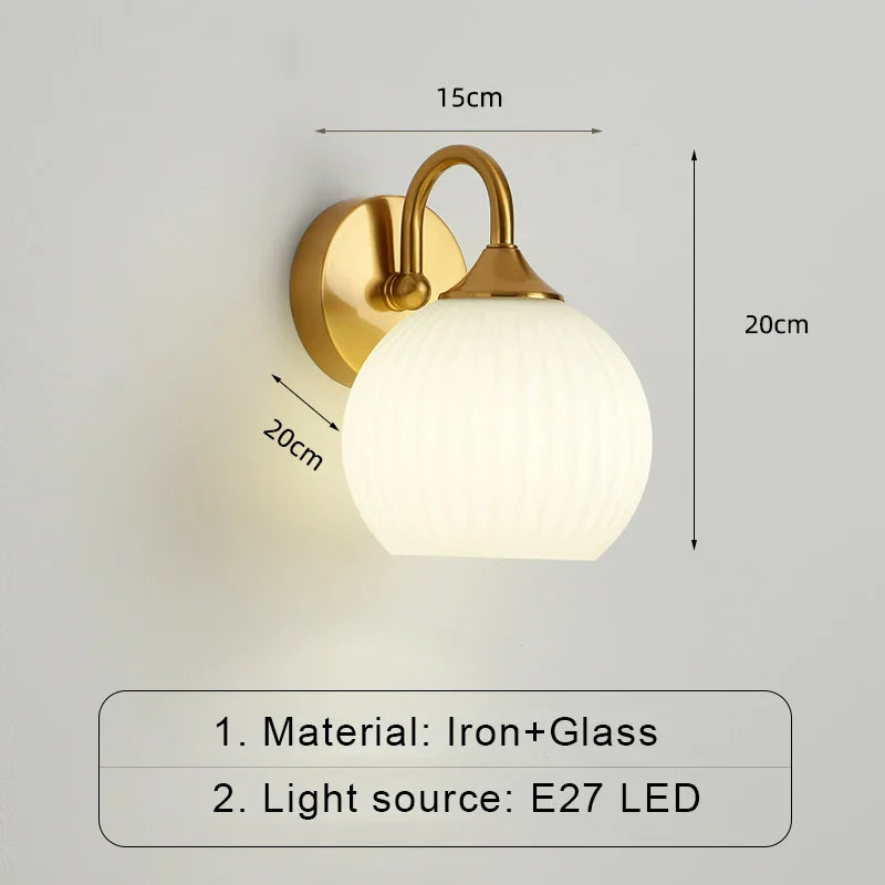 ModernWall - Skandinavisk LED-væglampe med glas