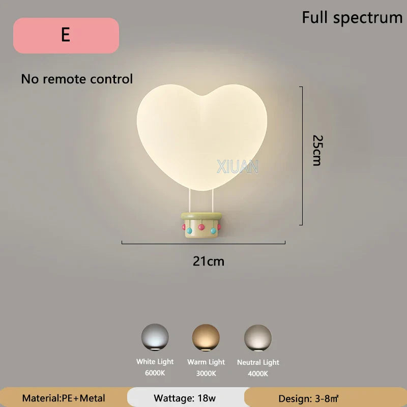LoveLicht - Rosa Sky LED Natlampe