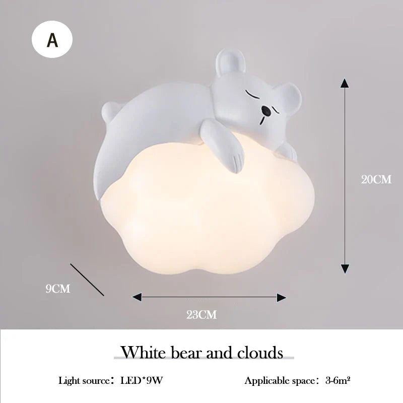 PandaGlow Lamp - Bedårende LED Væglys til Børn