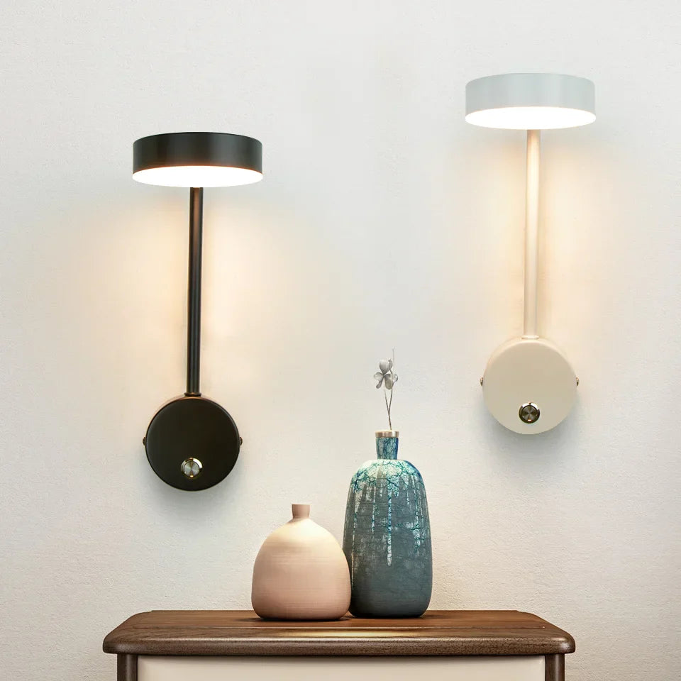 NordicGlow - Justerbar LED-væglampe til moderne interiør