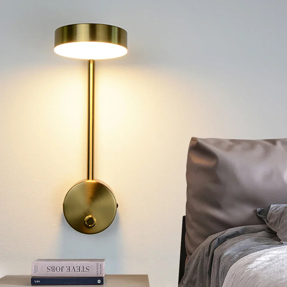 NordicGlow - Justerbar LED-væglampe til moderne interiør
