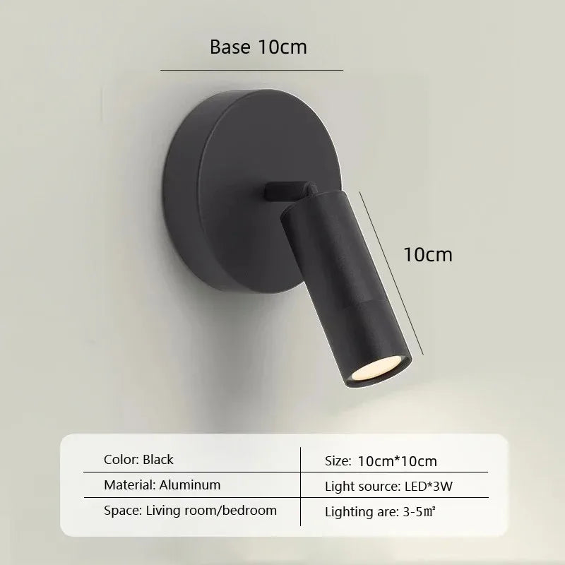 LumiNest – Elegant LED væglampe til soveværelse og hotel