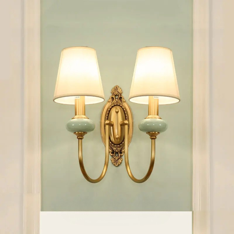 CopperGlow - Elegant Vintage Væglampe til Hjemmet
