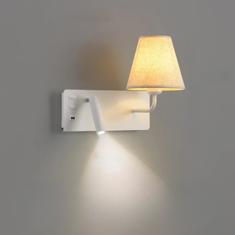 LuminoWall - Minimalistisk USB-væglampe med læsevarsler
