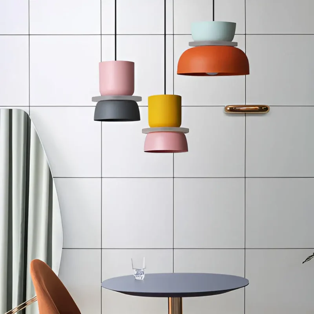 Colourful and Trendy Macaron LED Pendant Light - VividGlow