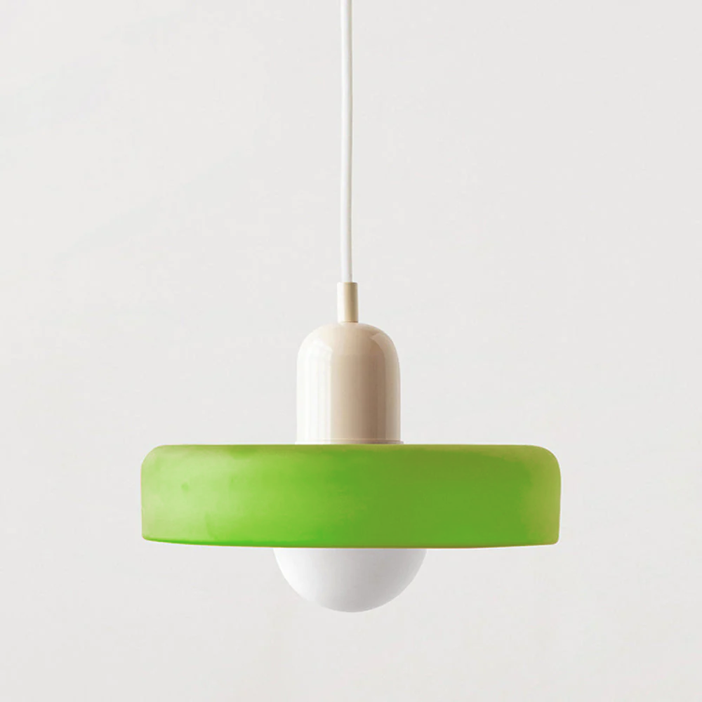 Colourful Pendant Lamp in Bauhaus Style - StiloGlas