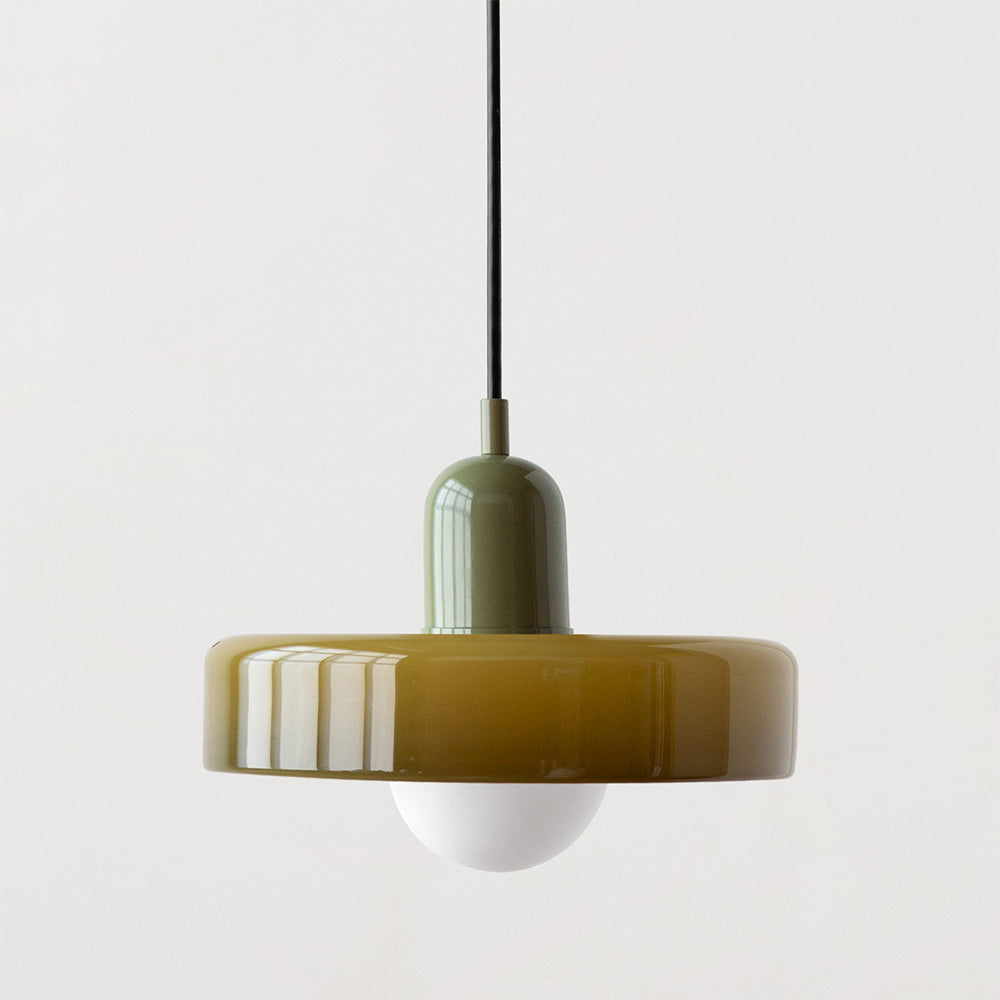 Colourful Pendant Lamp in Bauhaus Style - StiloGlas