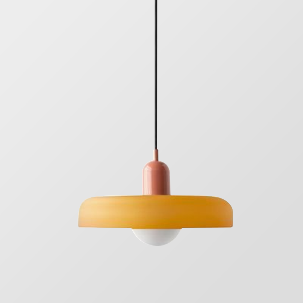 Colourful Pendant Lamp in Bauhaus Style - StiloGlas