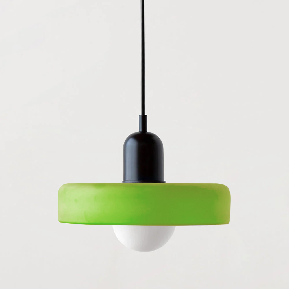 Colourful Pendant Lamp in Bauhaus Style - StiloGlas