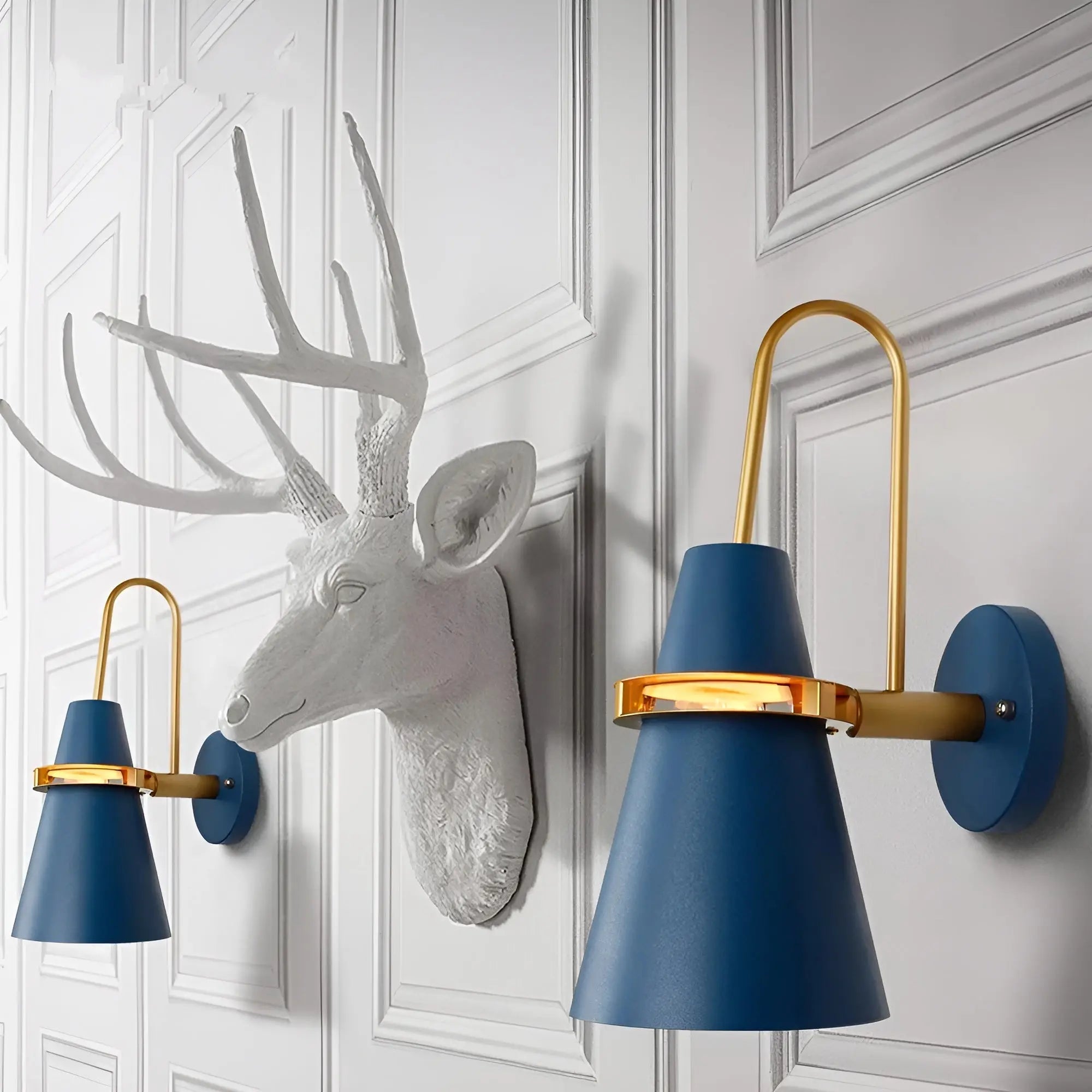 Retro Elegance Væglampe - EliteAura Luxe Belysning