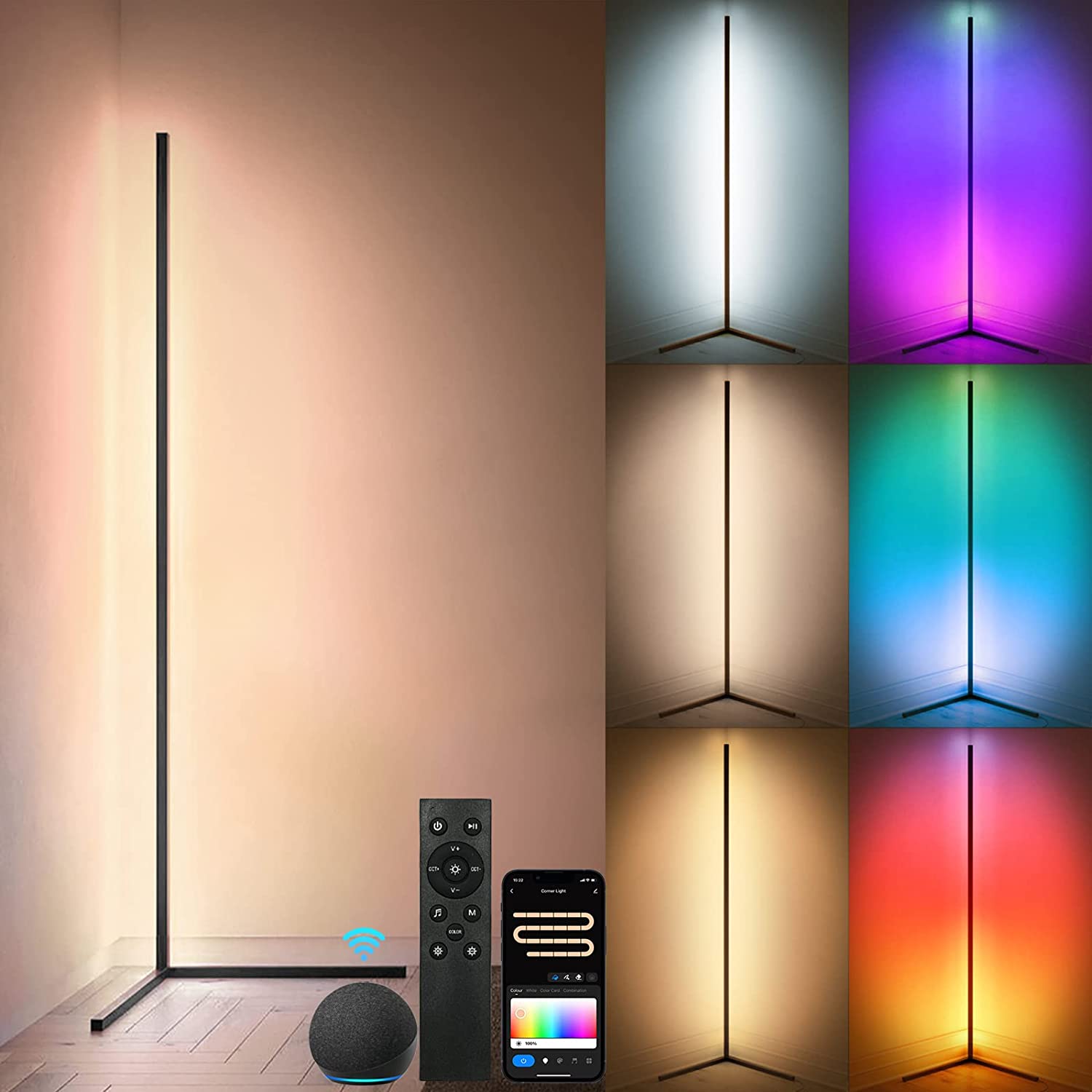 AmbianceLumi - Smart gulvlampe til stilfuldt hjem
