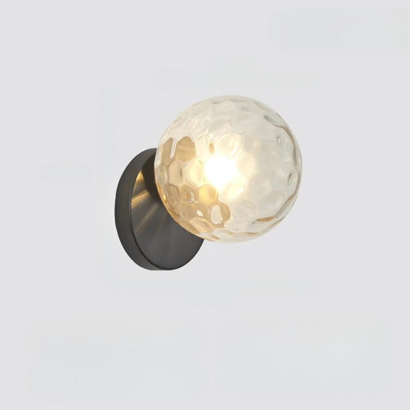 LuxeGlow - Elegant Guldlampen med Glas Kugle