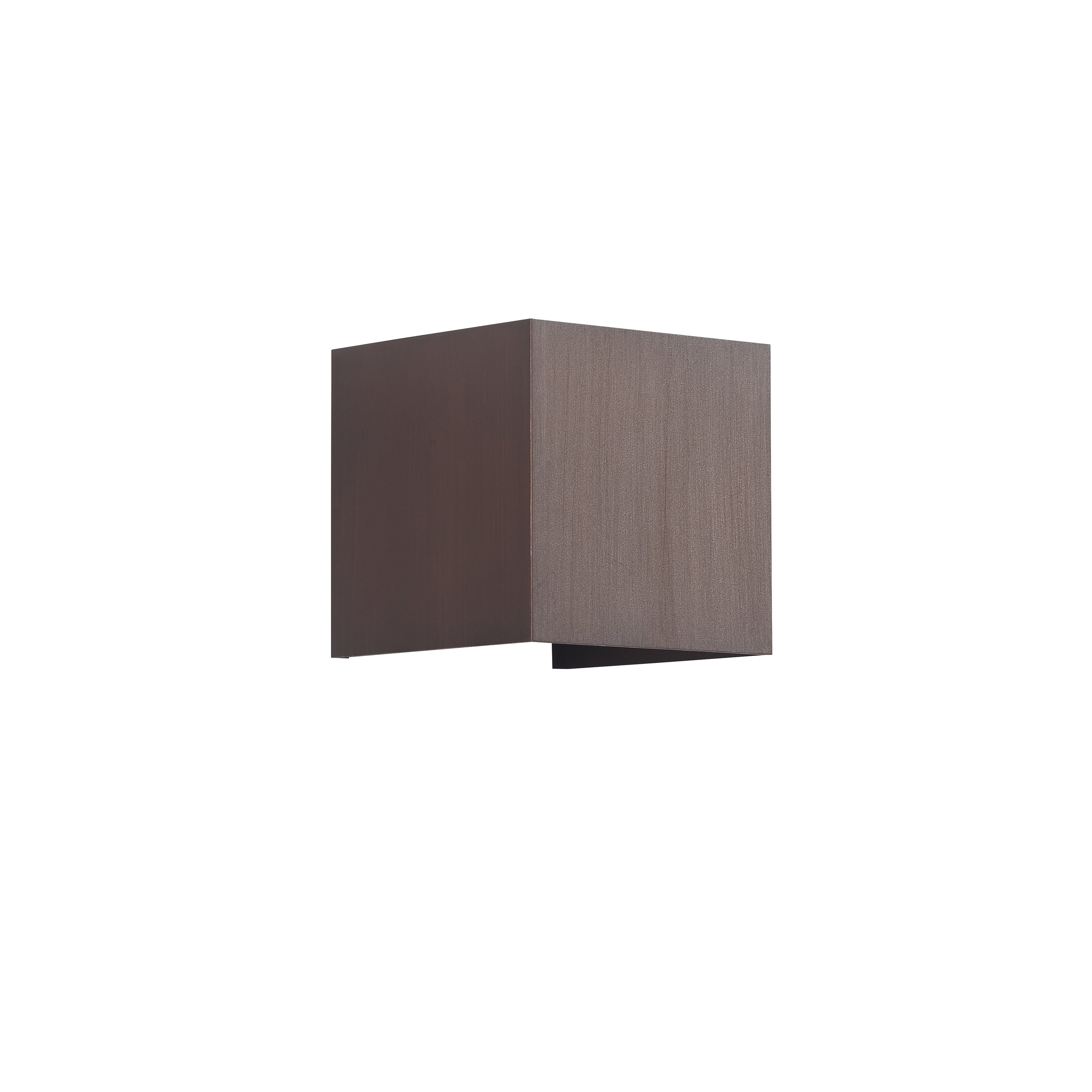 Elegant LED Væglampe IP65 6W til Udendørs Brug i Antique Copper Finish