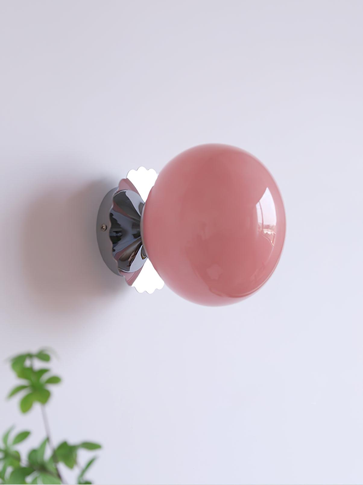 ChicGlow - Elegant pink glaslampe til stilfulde interiører