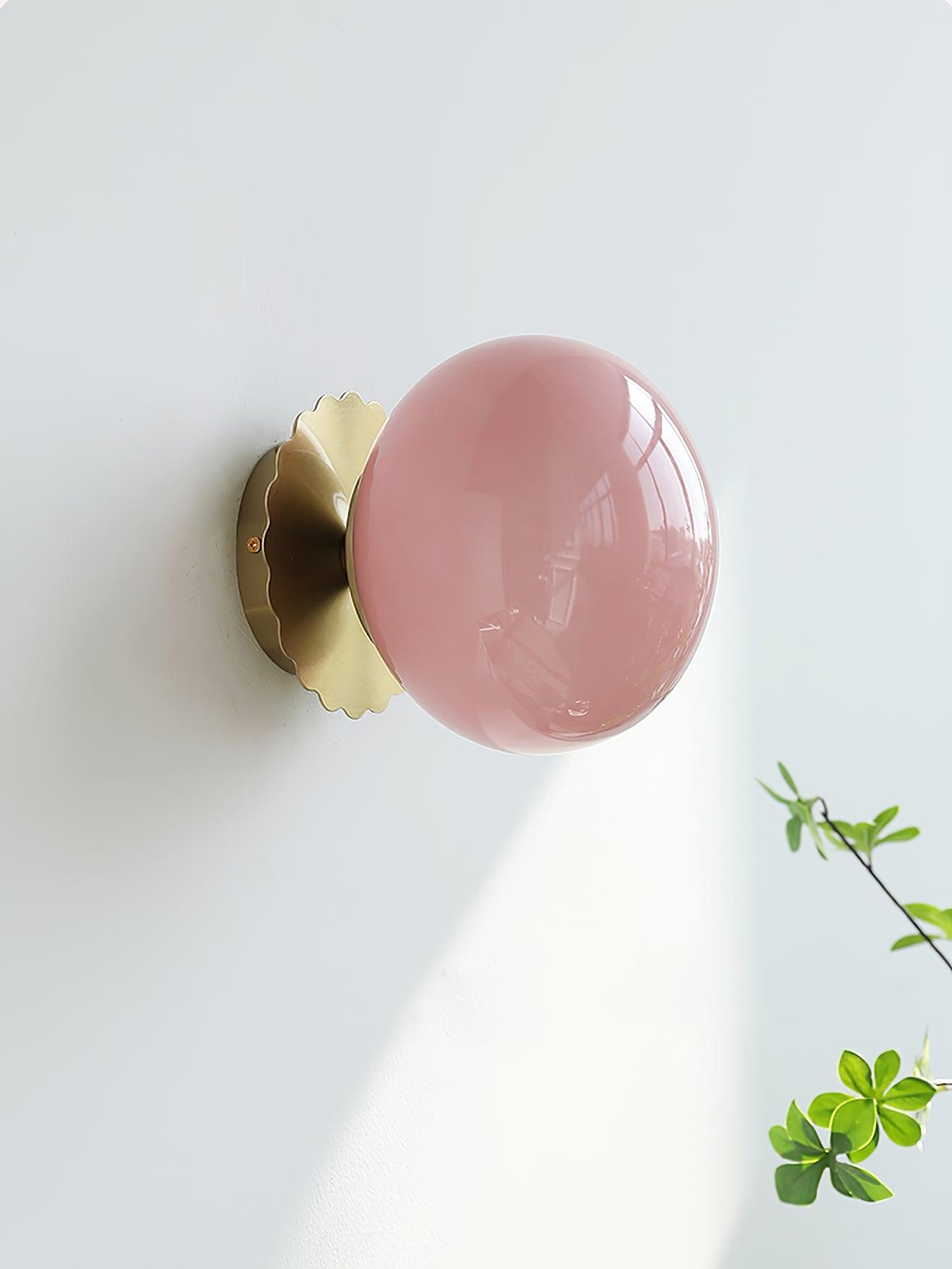 ChicGlow - Elegant pink glaslampe til stilfulde interiører