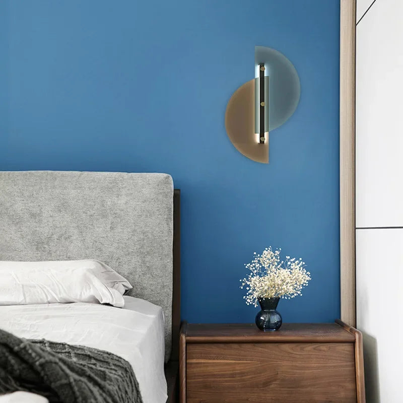 ArcGlow Lampe – Kreativ Glas Væglampe