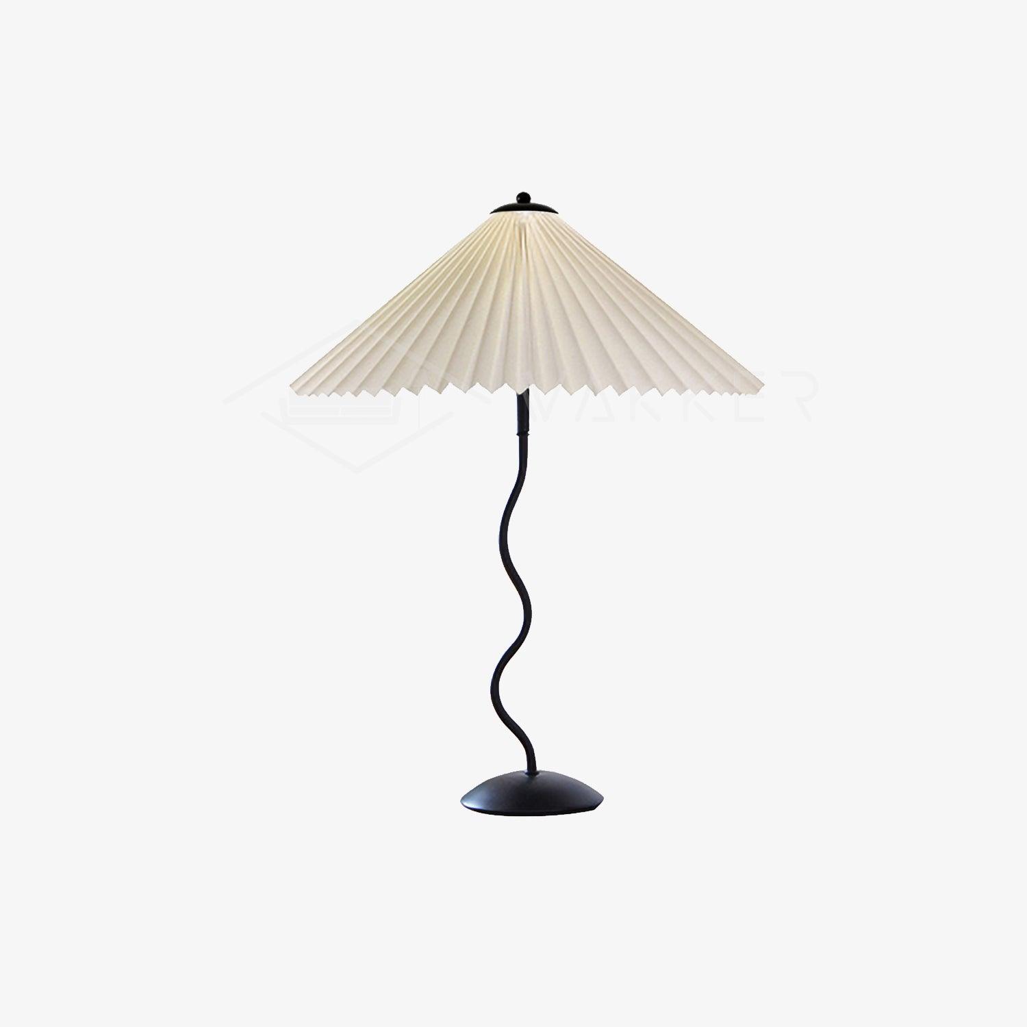 Squiggle bordlampe – Moderne stilfuld lampe til stue, soveværelse og kontor