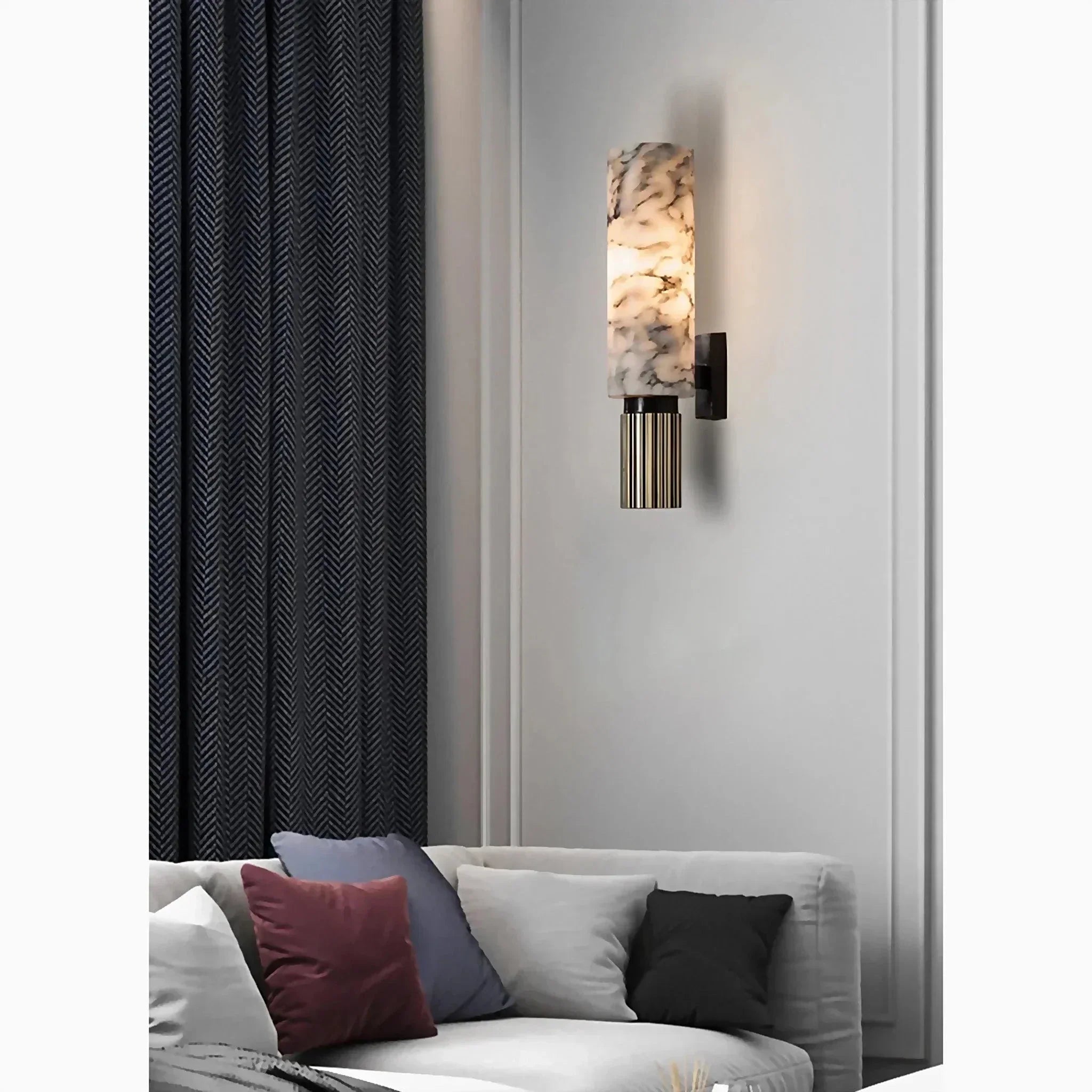 MarbleGlow - Luxury Væglampe til Moderne Interiører