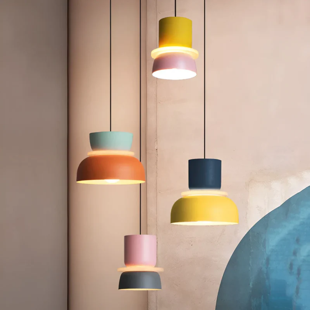 Colourful and Trendy Macaron LED Pendant Light - VividGlow