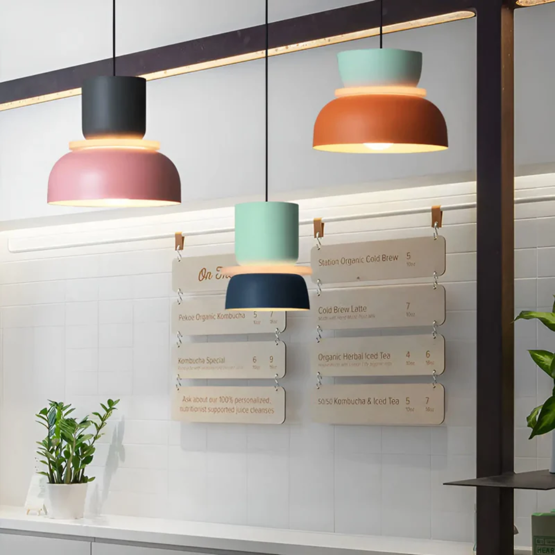 Colourful and Trendy Macaron LED Pendant Light - VividGlow