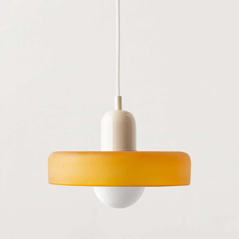 Colourful Pendant Lamp in Bauhaus Style - StiloGlas