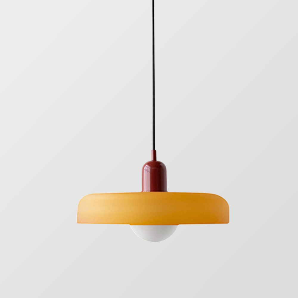 Colourful Pendant Lamp in Bauhaus Style - StiloGlas
