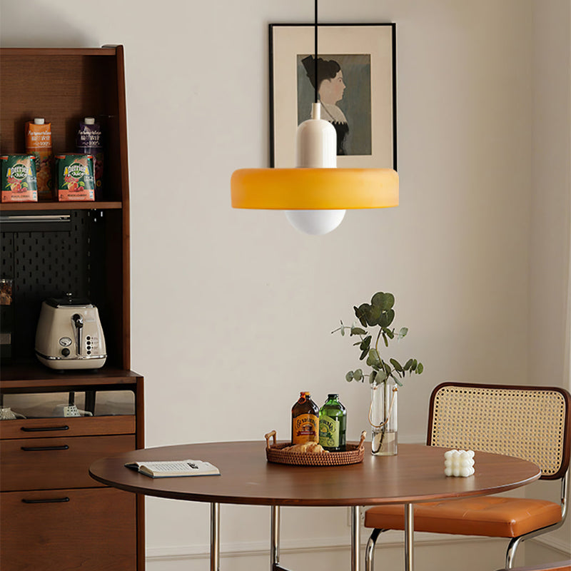 Colourful Pendant Lamp in Bauhaus Style - StiloGlas