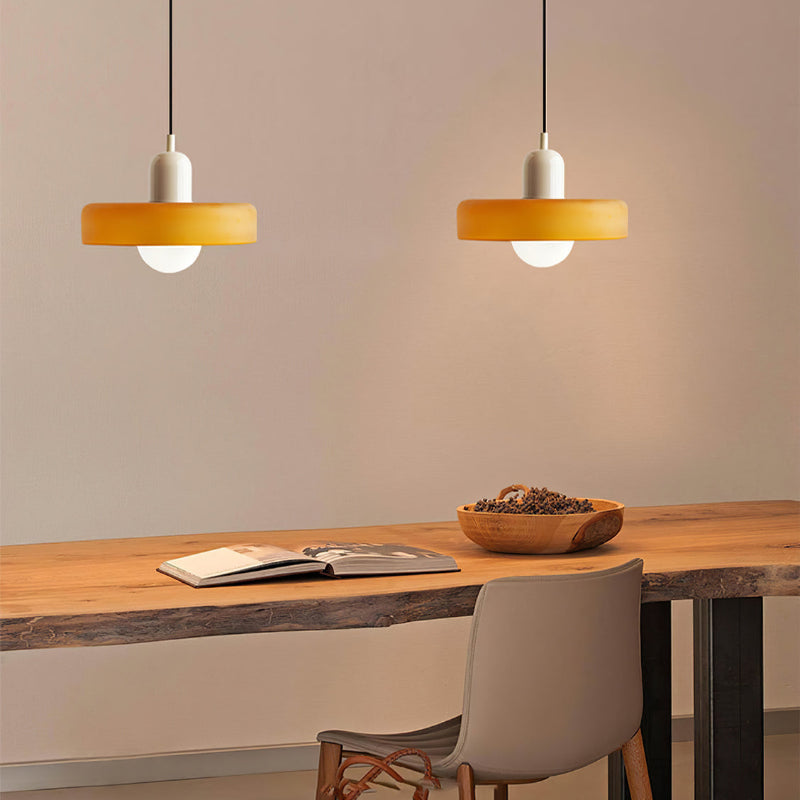 Colourful Pendant Lamp in Bauhaus Style - StiloGlas