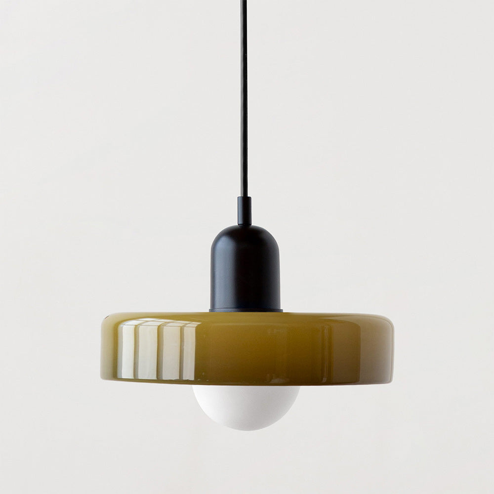 Colourful Pendant Lamp in Bauhaus Style - StiloGlas