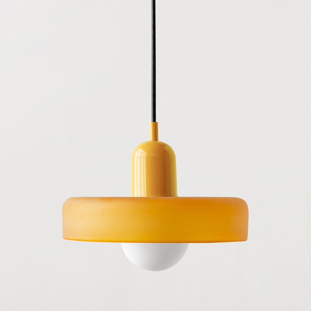 Colourful Pendant Lamp in Bauhaus Style - StiloGlas
