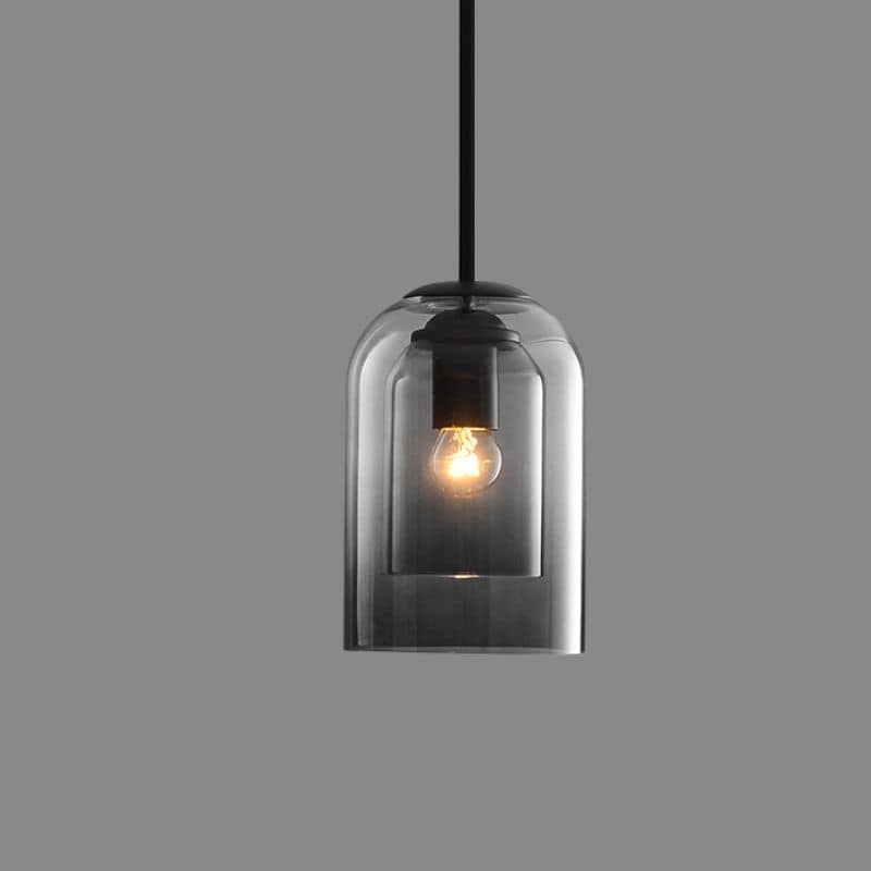 Stylish Double Glass Pendant Lamp - AuraGlas